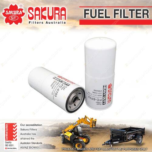 Sakura Spin-On Fuel Filter for International 7600i Eagle I6 CAT C12 C13 03-10