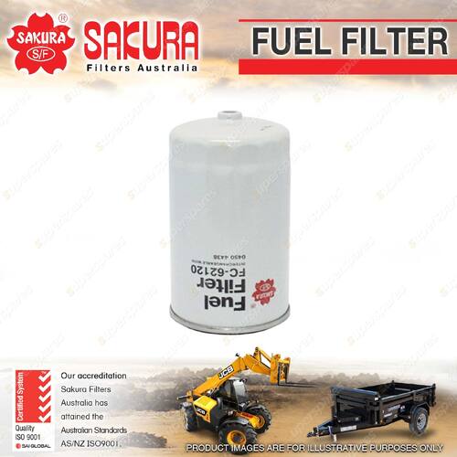 Sakura Spin-On Fuel Filter for Bomag BW213PDH4 BF4M1013C BW27RH4i I4 8V 2012-On