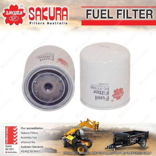 Sakura Spin-On Fuel Filter for Volvo L120E 7.1L D7DLAE2 I6 12V Loader 2000-2008