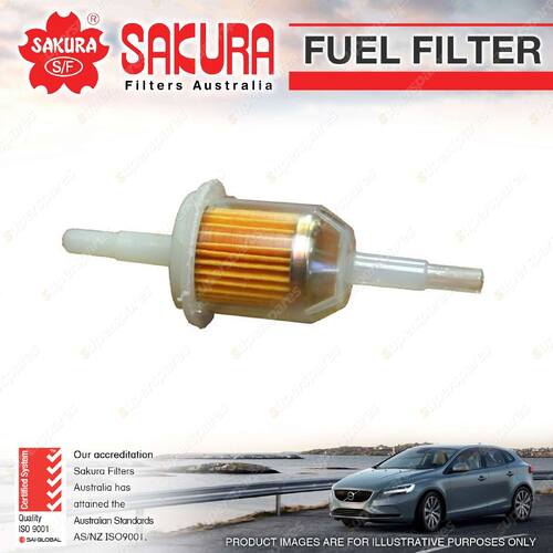 Sakura Fuel Filter in-line for Audi 80 CD B2 1.9L WN I5 10V 4 Door 1981-1983