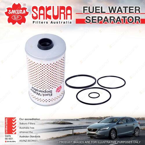 Sakura Fuel Water Separator for Kenworth C500 15.2L CAT C15 I6 12V Truck 95-07