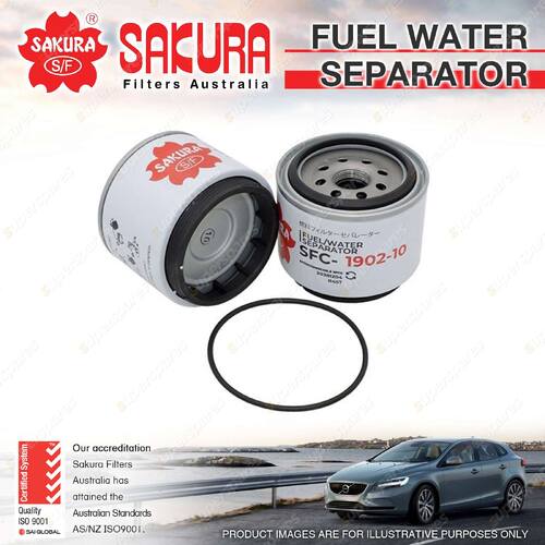 Sakura Fuel Water Separator for Toyota Landcruiser Workmate VDJ79R 4.5L 2007-On