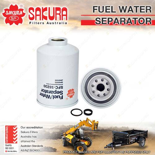 Sakura Fuel Water Separator for Kawasaki 70ZV 5.9L QSB5.9 I6 12V Loader 04-08