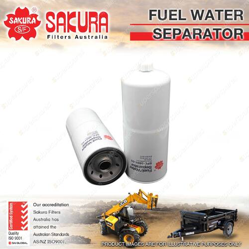 Sakura Fuel Water Separator for Hitachi EX12005 EX12006 3.2L I6 12V 1900-On