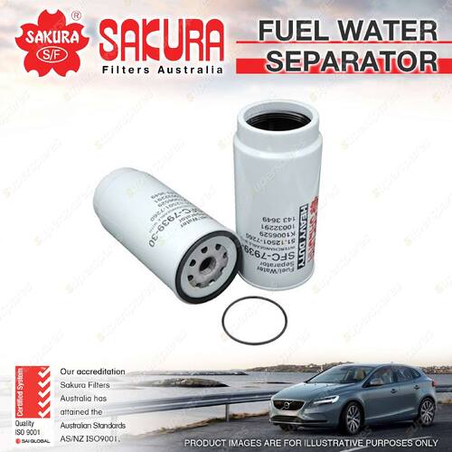 Sakura Fuel Water Separator for Kenworth T409 SAR 12.9L MX13 I6 24V Truck 13-19