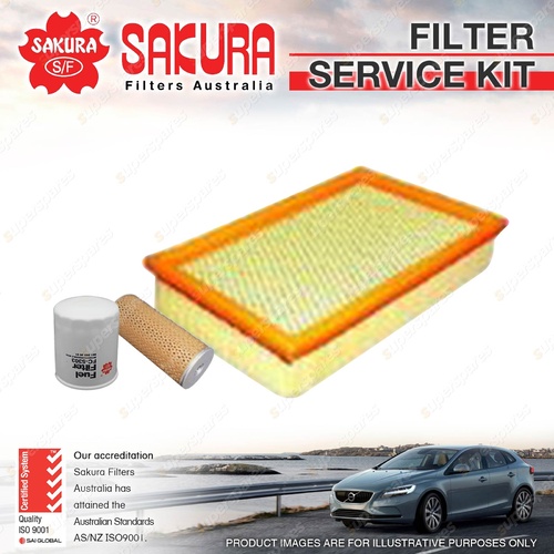 Sakura Oil Air Fuel Filter Service Kit for Ssangyong Rexton Rx290 Y200 2003-2004