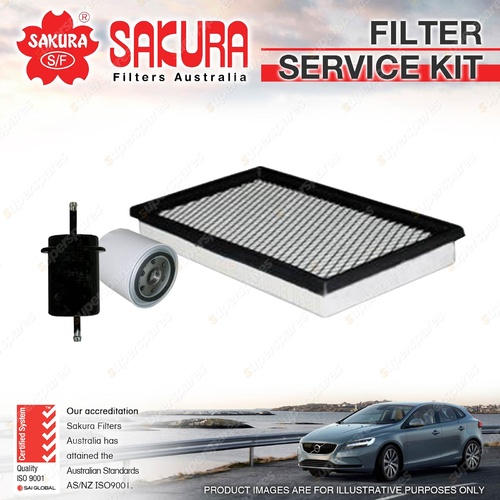 Sakura Oil Air Fuel Filter Service Kit for Mazda B4000 Bravo 4.0L V6 05-06