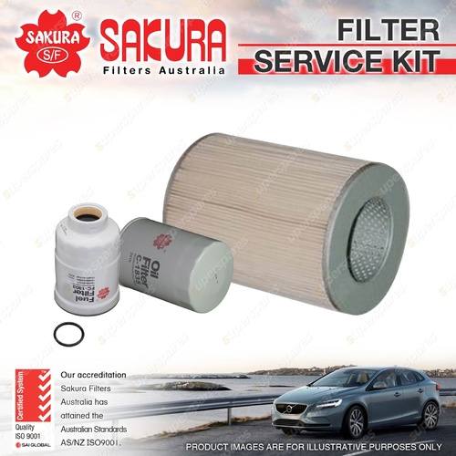 Sakura Oil Air Fuel Filter Service Kit for Nissan Terrano Import D21 2.7L 86-95