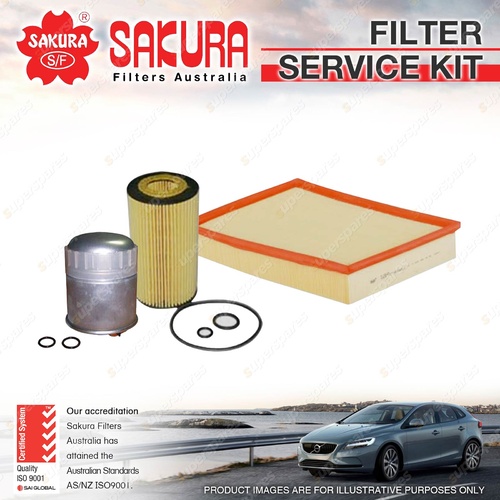 Sakura Oil Air Fuel Filter Service Kit for Mercedes Benz Sprinter 515CDi W906