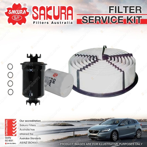 Sakura Oil Air Fuel Filter Service Kit for Toyota Cressida MX83 Soarer MZ20 MZ21