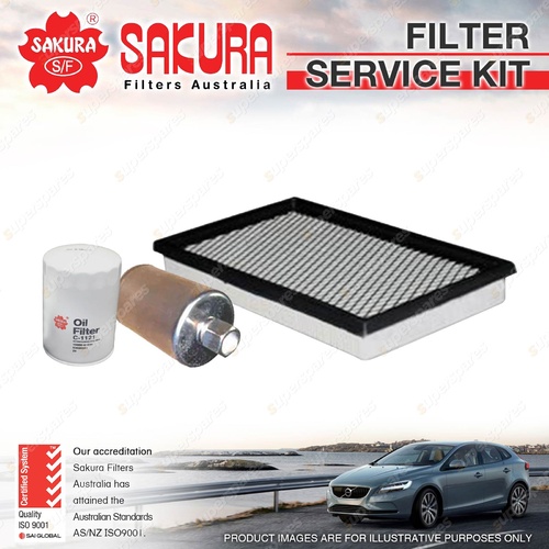 Premium Quality Sakura Oil Air Fuel Filter Service Kit for Ford Falcon EL 6Cyl