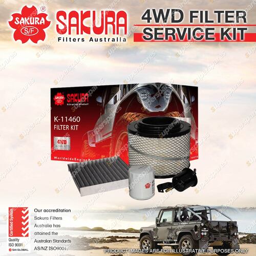 Sakura 4WD Filter Service Kit for Toyota Hilux TGN16 2TR - FE Refer RSK36C