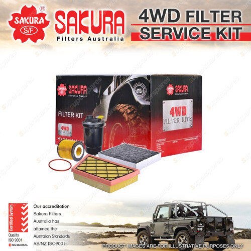 Sakura 4WD Filter Service Kit for Ford Everest Ranger PY T6.2 2.0L 3.0L 2022-On