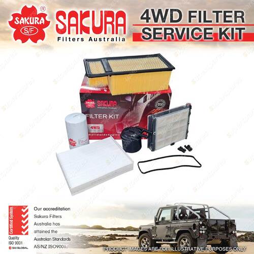 Sakura 4WD Filter Service Kit for Ford F250 F350 F450 12TH 13TH 14TH GEN 6.7L