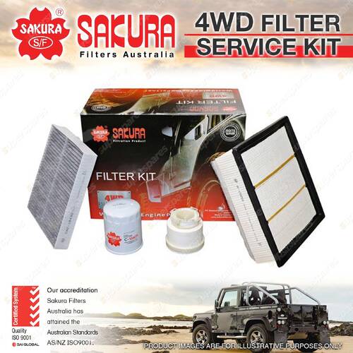 Sakura 4WD Filter Service Kit for Mazda BT-50 GT XT XS XTR SP FREESTYLE B30