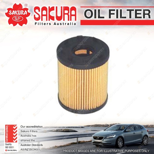 Sakura Oil Filter for Ford KA II TDCi 4 1.3 Turbo Diesel RF 11/2008-On