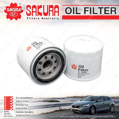 Sakura Oil Filter for Hyundai Excel X1 X2 Lantra KF S 1N SONATA AF Refer Z142A