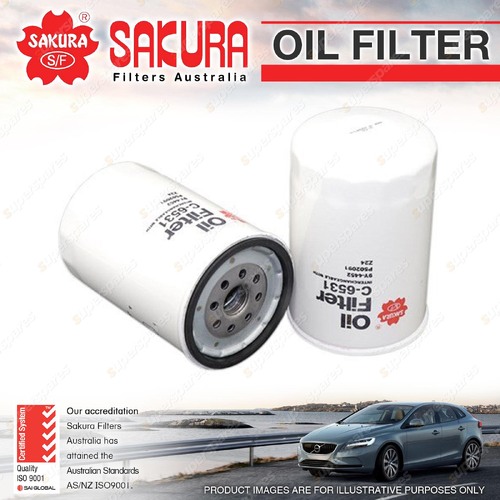 Sakura Oil Filter for Holden Statesman HQ HX VR II SUBURBAN 2500 V8 Refer Z24