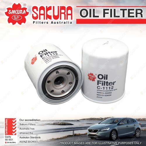 Sakura Oil Filter for Ford Courier PE 2.5 Turbo Diesel WL Premium Quality