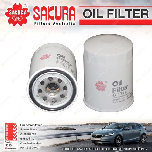 Sakura Oil Filter for Holden Jackaroo UBS69 Rodeo RA TF TFR6 R9 TFS6 R9 TFS6 R9