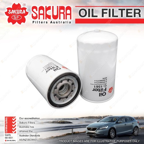 Sakura Oil Filter for Isuzu F Series FFR FSR FTR FRD FRR FTS FRS FSD 32 33 34 35