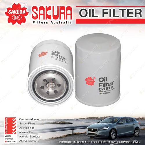 Sakura Oil Filter for Isuzu ELF 100 ASP2 6F23 ASR2 8F23 2.7 3.2L Refer Z503