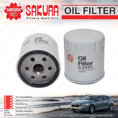 Sakura Oil Filter for Citroen C4 B78 XANTIA Turbo VSX CT XSARA N7 N6 DS3