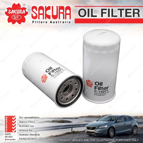 Sakura Oil Filter for Isuzu D-MAX TF MU UES73EW WIZARD UES UES73 Refer Z600