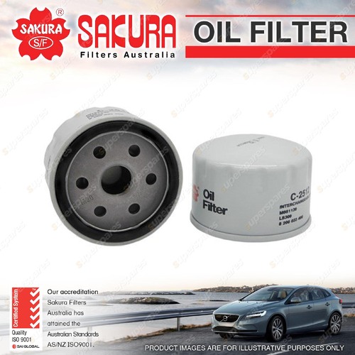 Sakura Oil Filter for Renault CLIO X65 P2 P3 197 X85 Sport 200 4Cyl Refer Z608