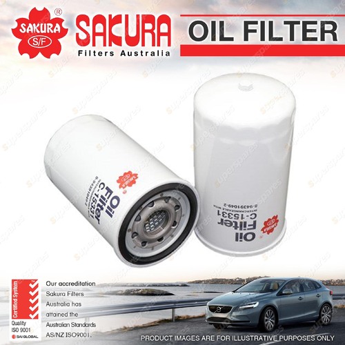 Sakura Oil Filter for Isuzu F Series FRR FSR FTR FTZ FTS FVD FVR FVL FVM FVY FVZ