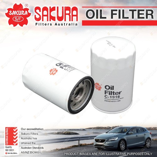 Sakura Oil Filter for Jaguar S-TYPE X200 XJR XKR X350 XJ8 XJR8 X300 XKR X100