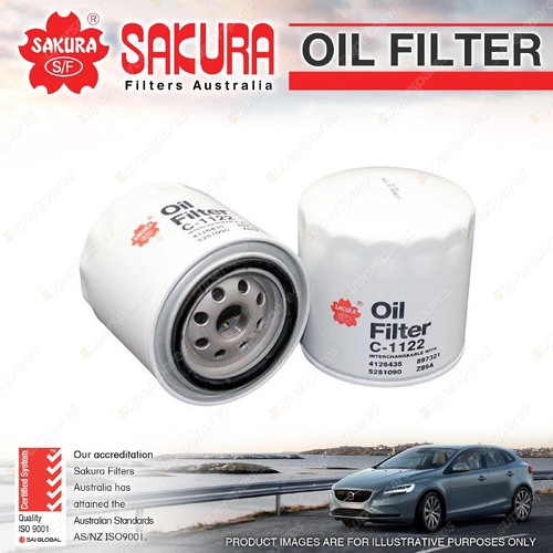 Sakura Oil Filter for Volkswagen Golf 1Z Passat D GLD CK Passat ACK 3B AMX BBG