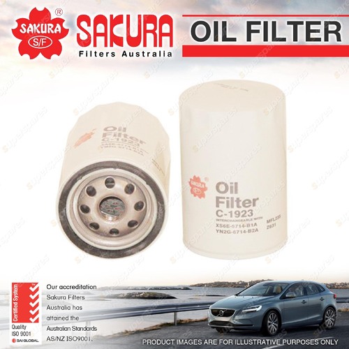 Sakura Oil Filter for LANDRover Discovery Series 3 V6 4 Petrol 1V JN