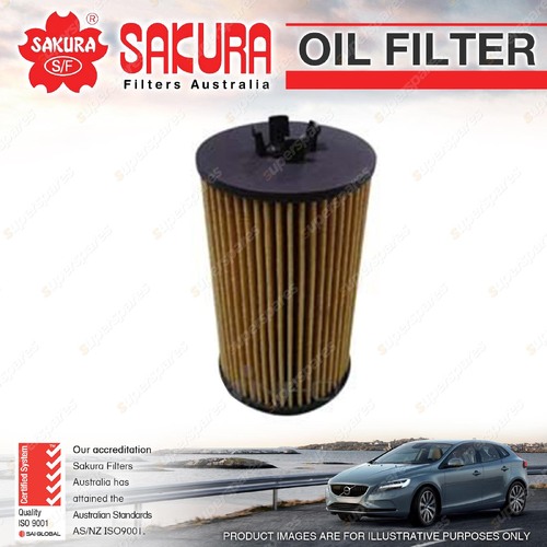 Sakura Oil Filter for SAAB 9-5 II 1.6 Petrol A16LET 09/2010 Premium Quality