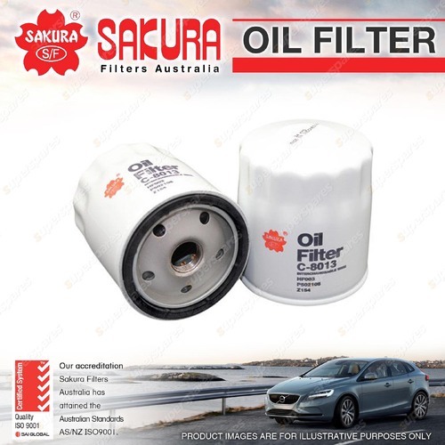 Sakura Oil Filter for Nissan Pulsar N13 Petrol 4Cyl 1.6L 1.8L 87-91