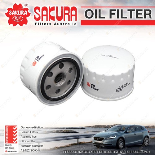 Sakura Oil Filter for Alfa Romeo 156 JTS 2.0L 4Cyl Petrol 10/2004-2006