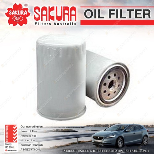 Sakura Oil Filter for Citroen C5 3.0L 6Cyl MPFI 2001-2005 Premium Quality