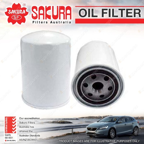 Sakura Oil Filter for Fiat Ducato JTD 3.0L 4Cyl Turbo Diesel 2007-ON