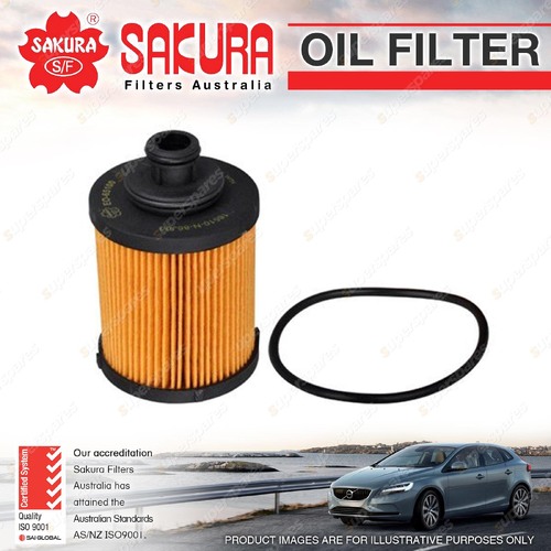 Sakura Oil Filter for Fiat 500 JTD 150 Punto JTD 1.3L 4Cyl Turbo Diesel