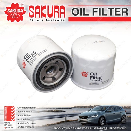 Sakura Oil Filter for Hyundai Accent RB Elantra AD MD 1.6L 1.8L 2.0L 4Cyl Petrol