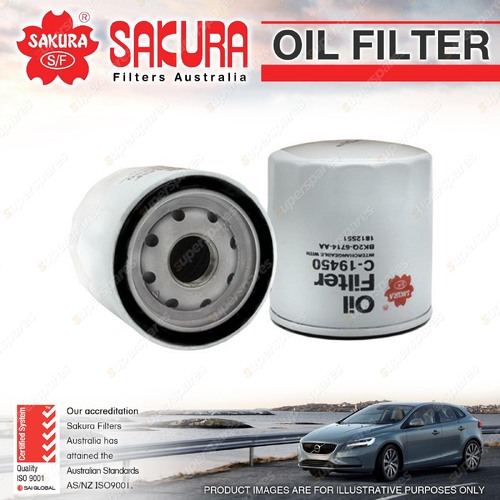 Sakura Oil Filter for Land Rover Defender 90 110 130 2.4L 4Cyl Diesel Turbo DI