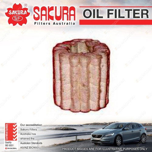 Sakura Oil Filter for MG Midget MK3 1.3L 4Cyl Petrol CARB 1966-1974