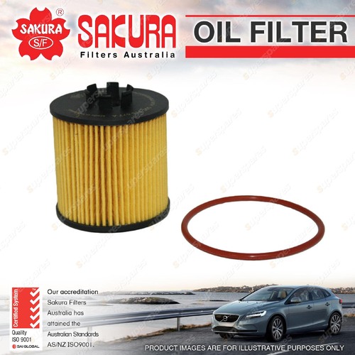 Sakura Oil Filter for Skoda Fabia 5J Roomster 5J 1.6L 4Cyl Petrol MPFI