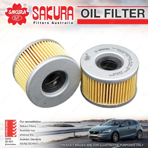 Sakura Oil Filter for Honda CB250 CBX550 CX500 TRX500 4Cyl 1980-2014