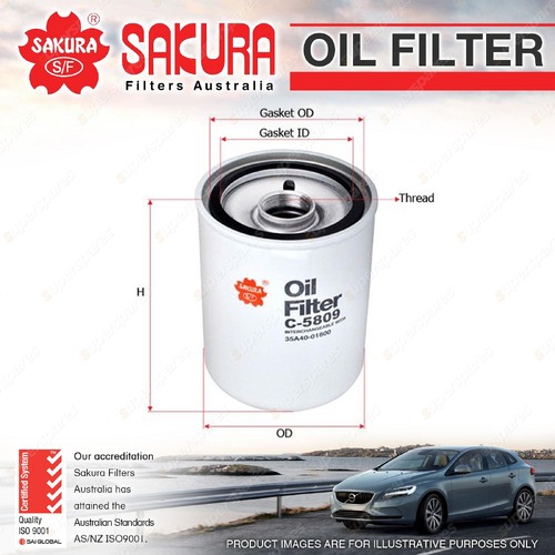 Sakura Oil Filter for Mitsubishi Marine SH12-PTA Premium Quality Brand New