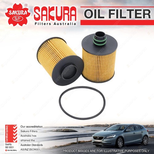 Sakura Oil Filter for Alfa Romeo Giulietta 940A4 4Cyl 2.0L 2012-2015