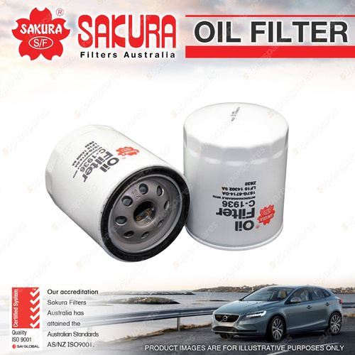 Sakura Oil Filter for Jaguar XE X760 PT204 XF X260 204PT 2.0L 2015 - 2017