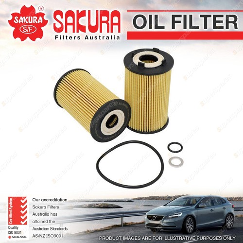 Sakura Oil Filter for Ssangyong Korando C200 M172.950 4Cyl 2.0L Petrol