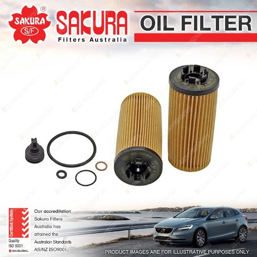 Sakura Oil Filter for BMW 118i F40 3Cyl X1 F48 4Cyl Petrol Diesel 2016-ON