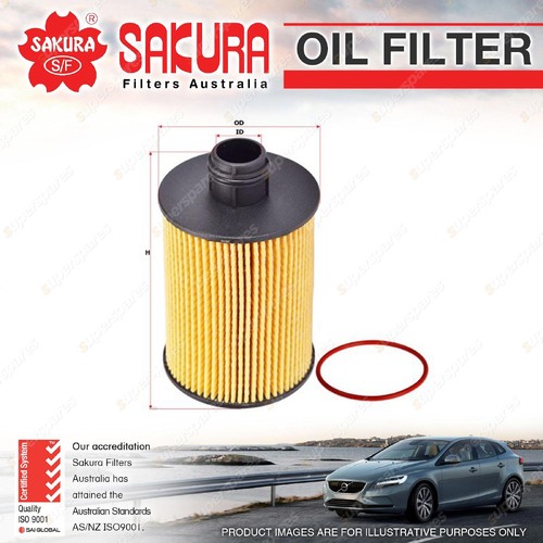 Sakura Oil Filter for Jeep Grand Cherokee WK EXF 6Cyl 3.0L Diesel 10/2013-2017